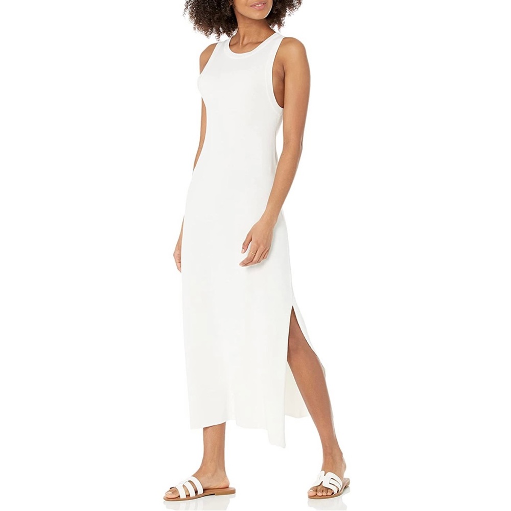 The Drop White Gabriela Midi Sweater Dress - NEW WITH TAGS
